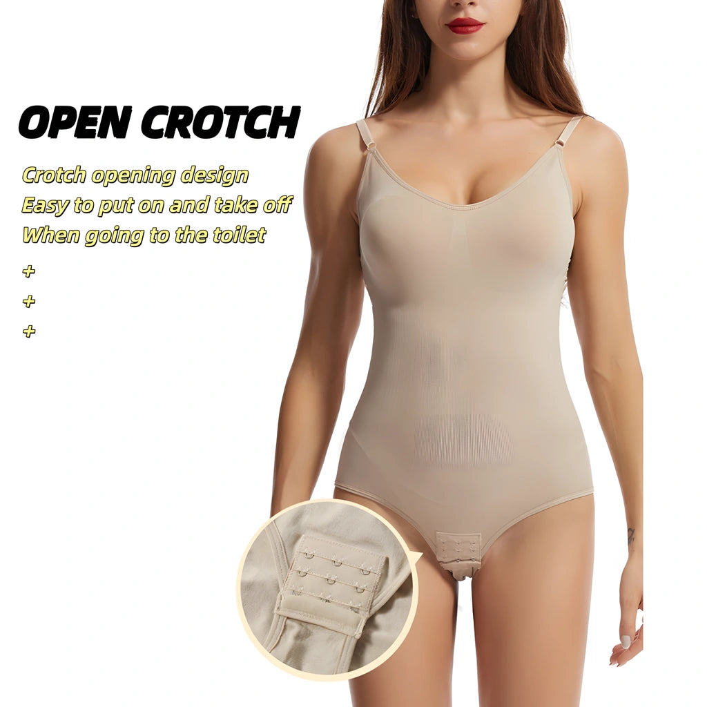 Premium Tummy Control Shapewear Bodysuit - Butt Lifter & Full Bust Support with Snap Closure (Multiple Colors & Sizes XS-5XL)