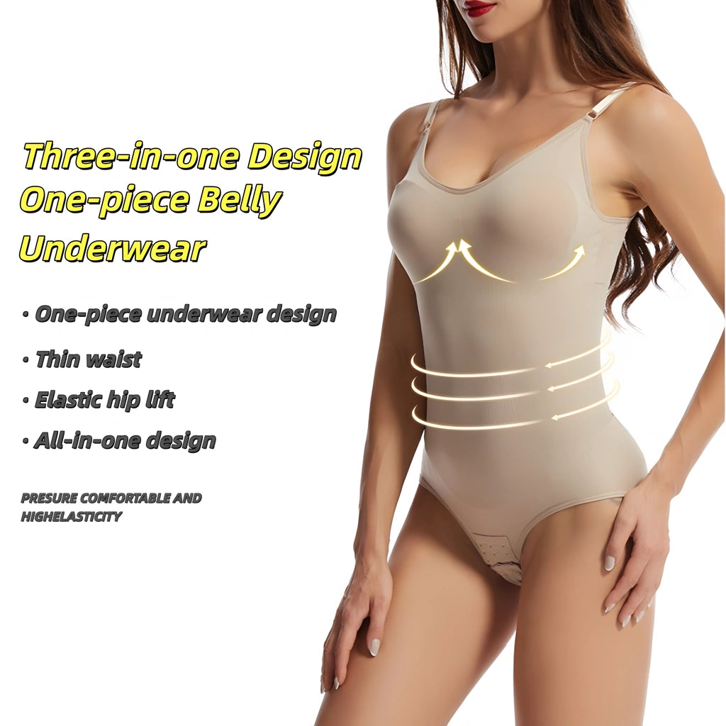 Premium Tummy Control Shapewear Bodysuit - Butt Lifter & Full Bust Support with Snap Closure (Multiple Colors & Sizes XS-5XL)